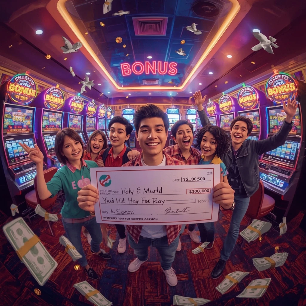 bonus dans les mains de l'homme au casino GRATORAMA CASINO