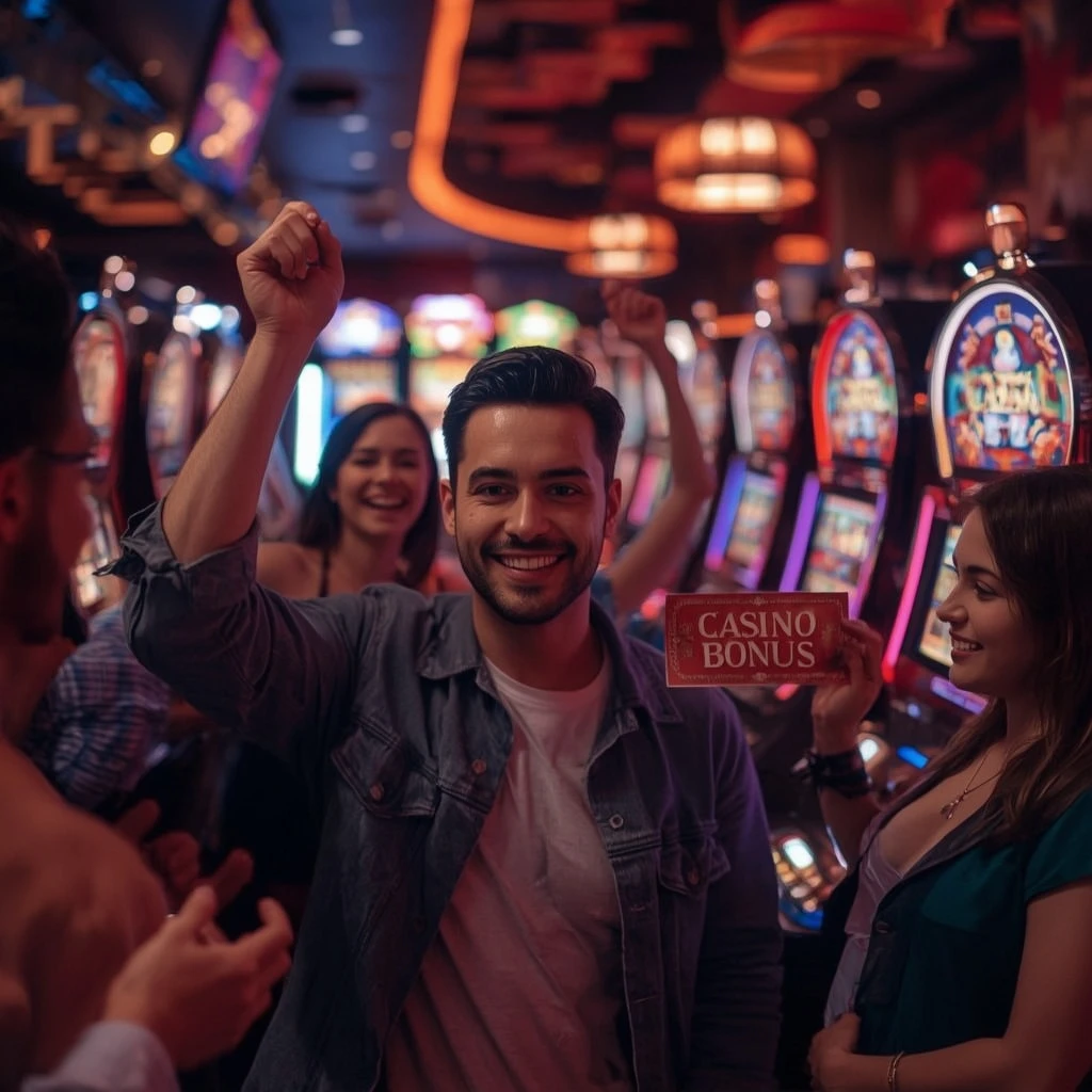 une personne tenant un bonus Gratorama Casino